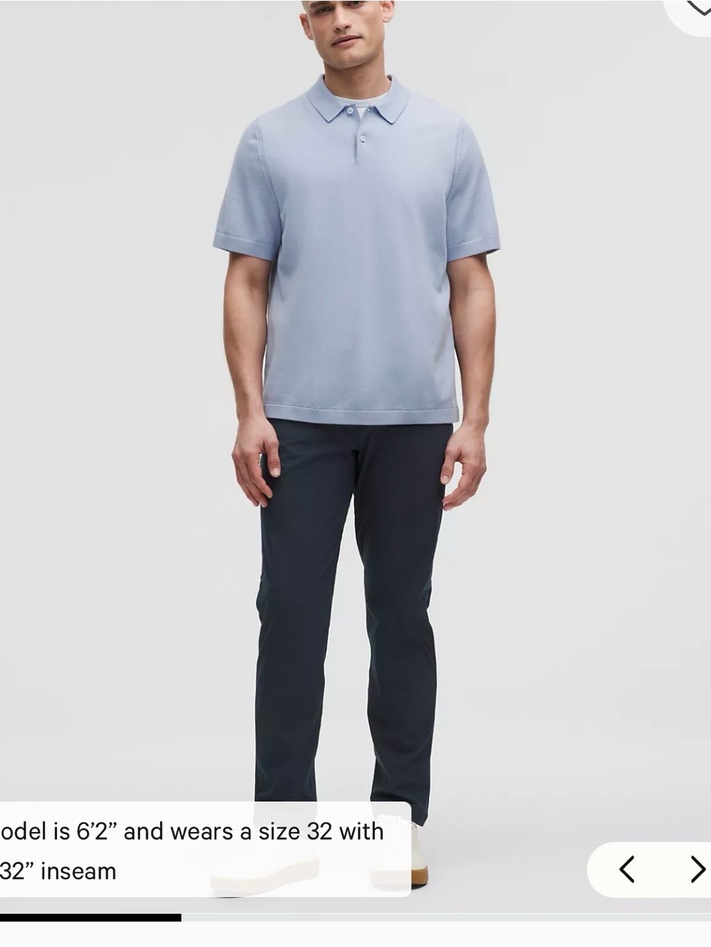 NWT lululemon abc classic fit pant 30L Warpstreme